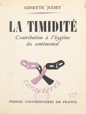 cover image of La timidité